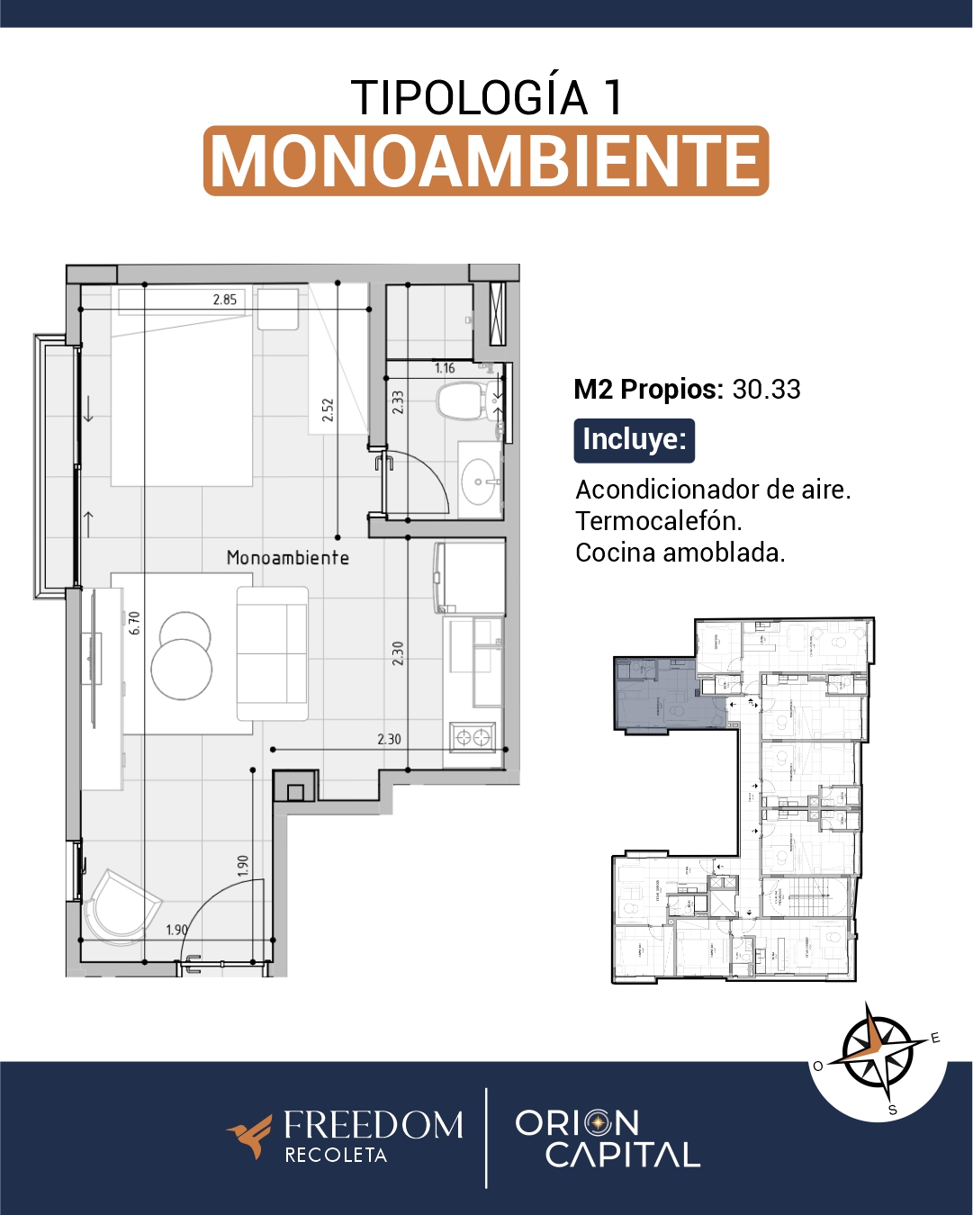 Departamento en venta en Recoleta