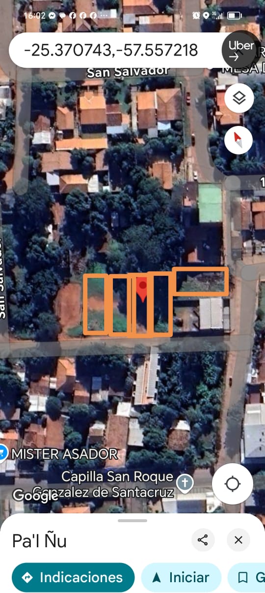 Terreno en venta en Pai´Ñu