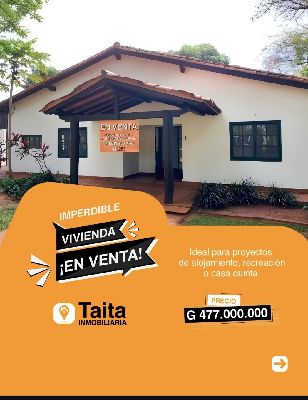 Casa en venta en Nueva Italia