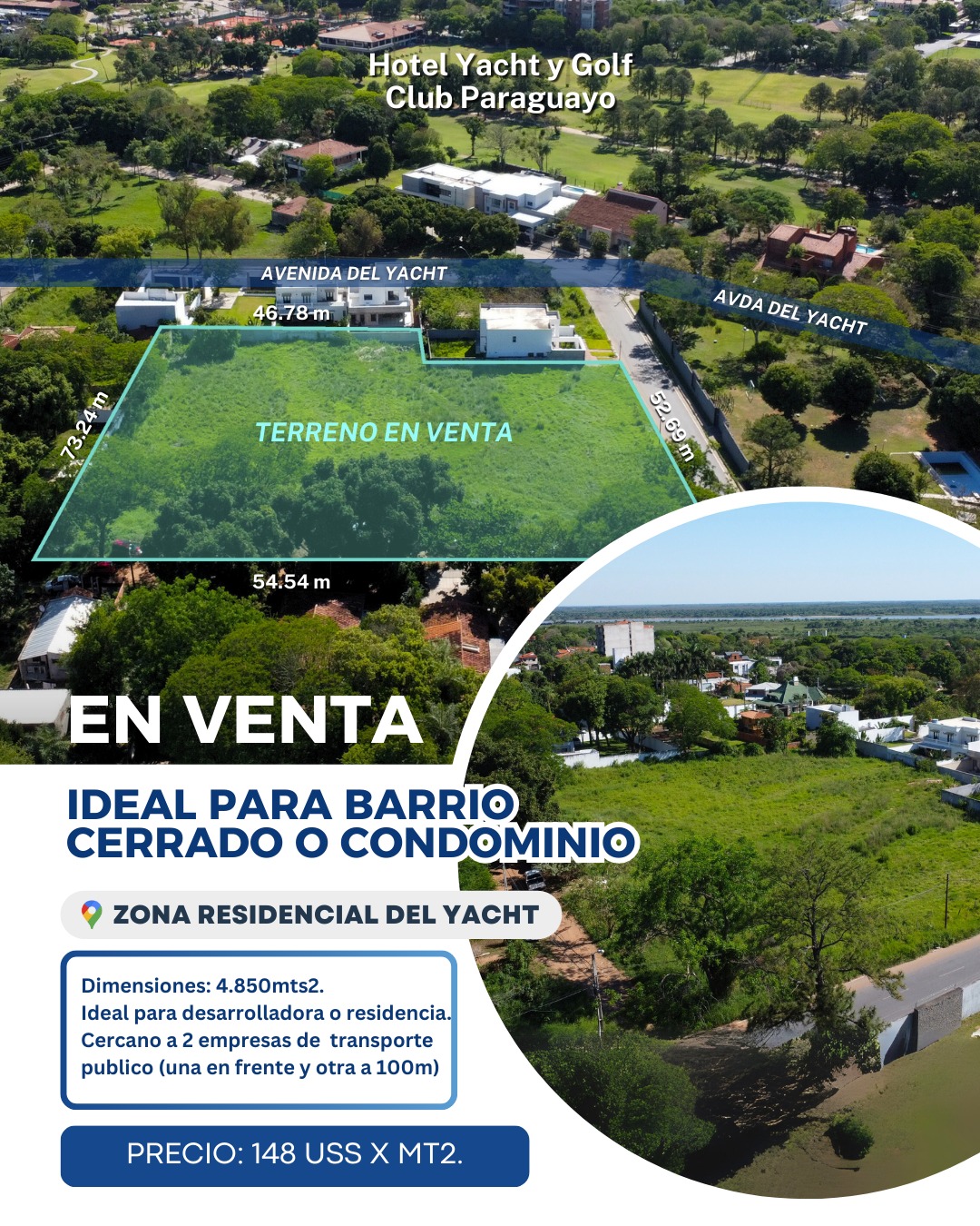 Terreno en venta en Ita Enramada