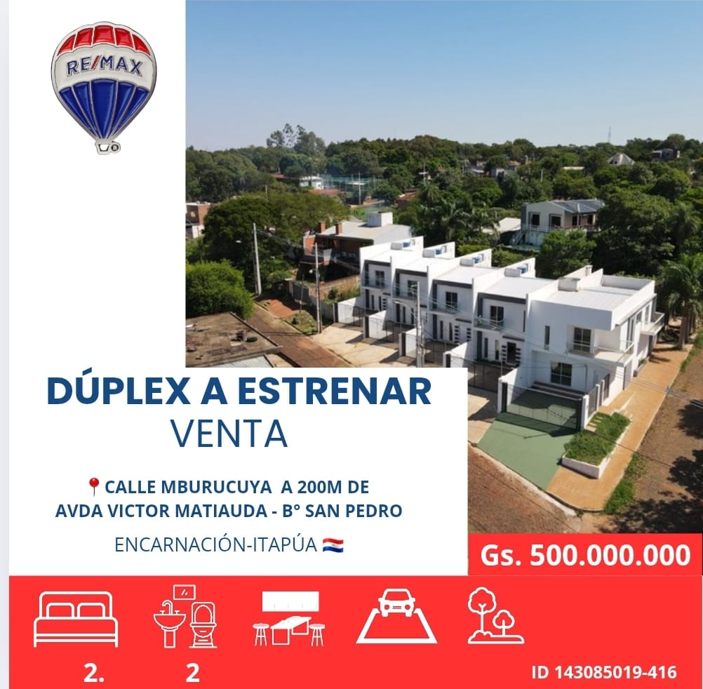 Dúplex en venta en San Pedro