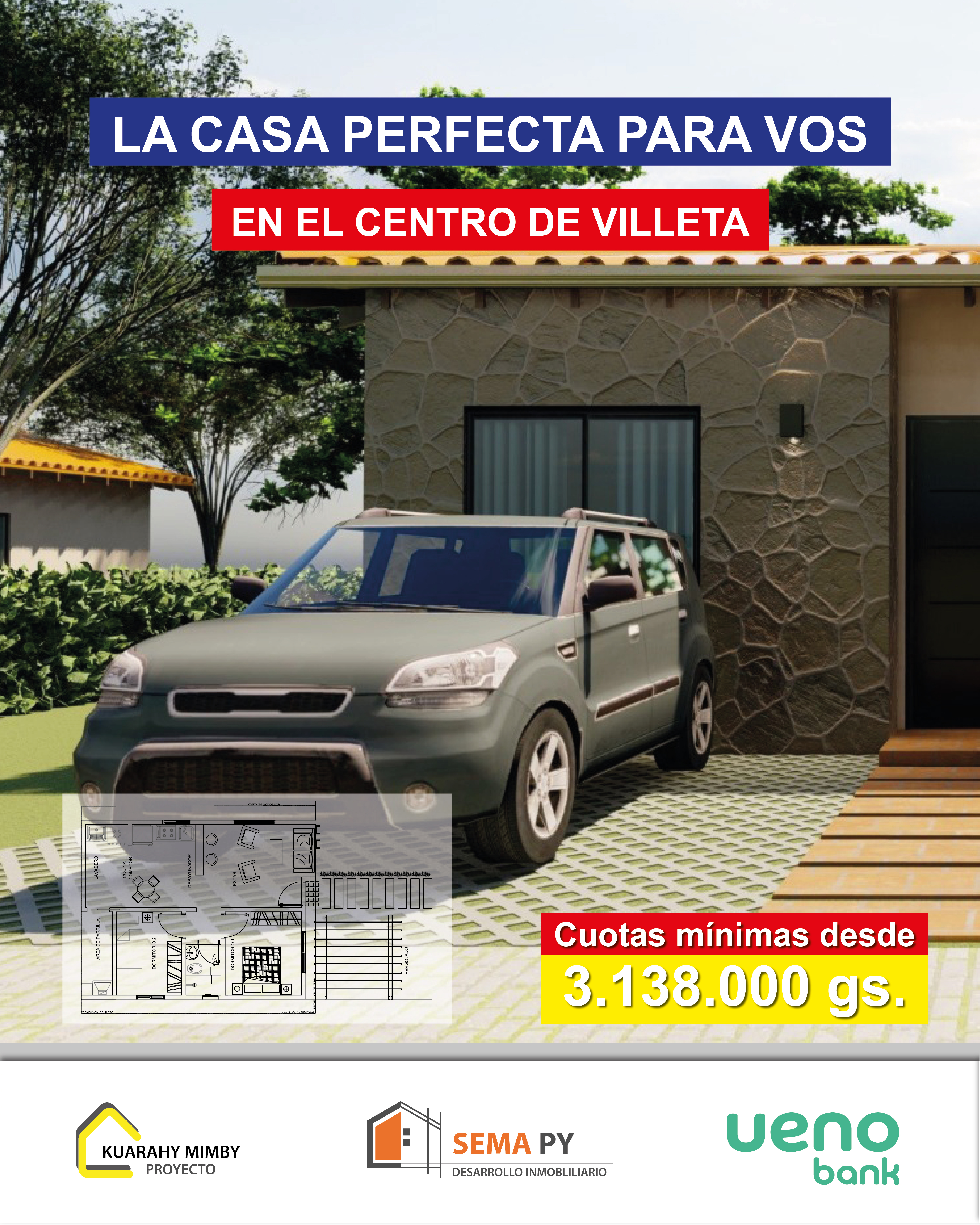 Casa en venta en Kuarahy Mimbi