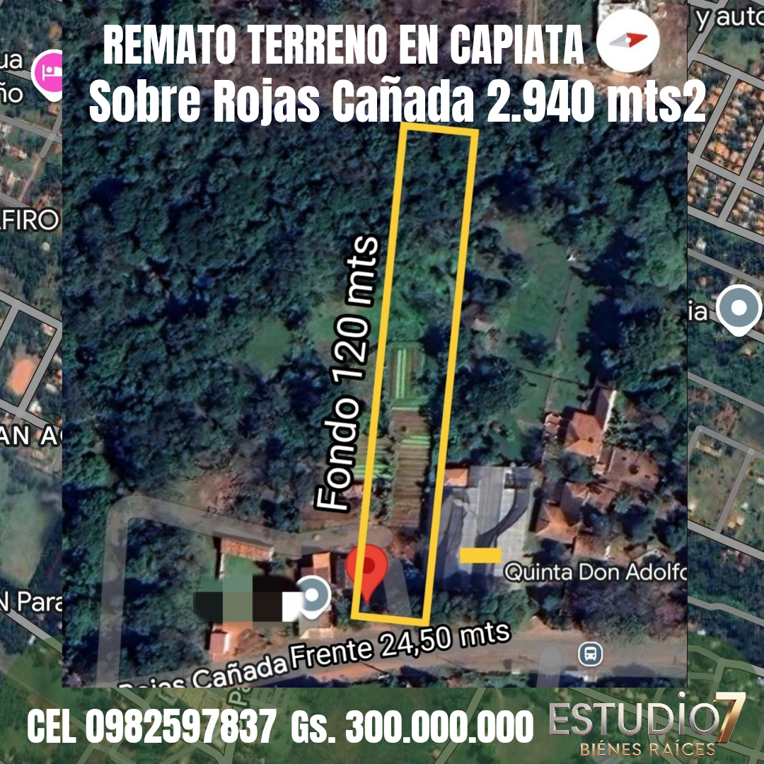Terreno en venta en Rojas Cañada