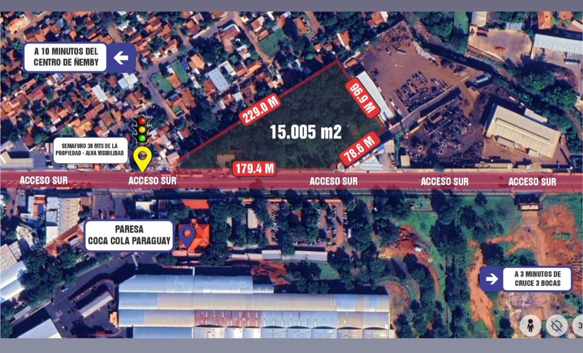 Terreno en venta en COCA COLA