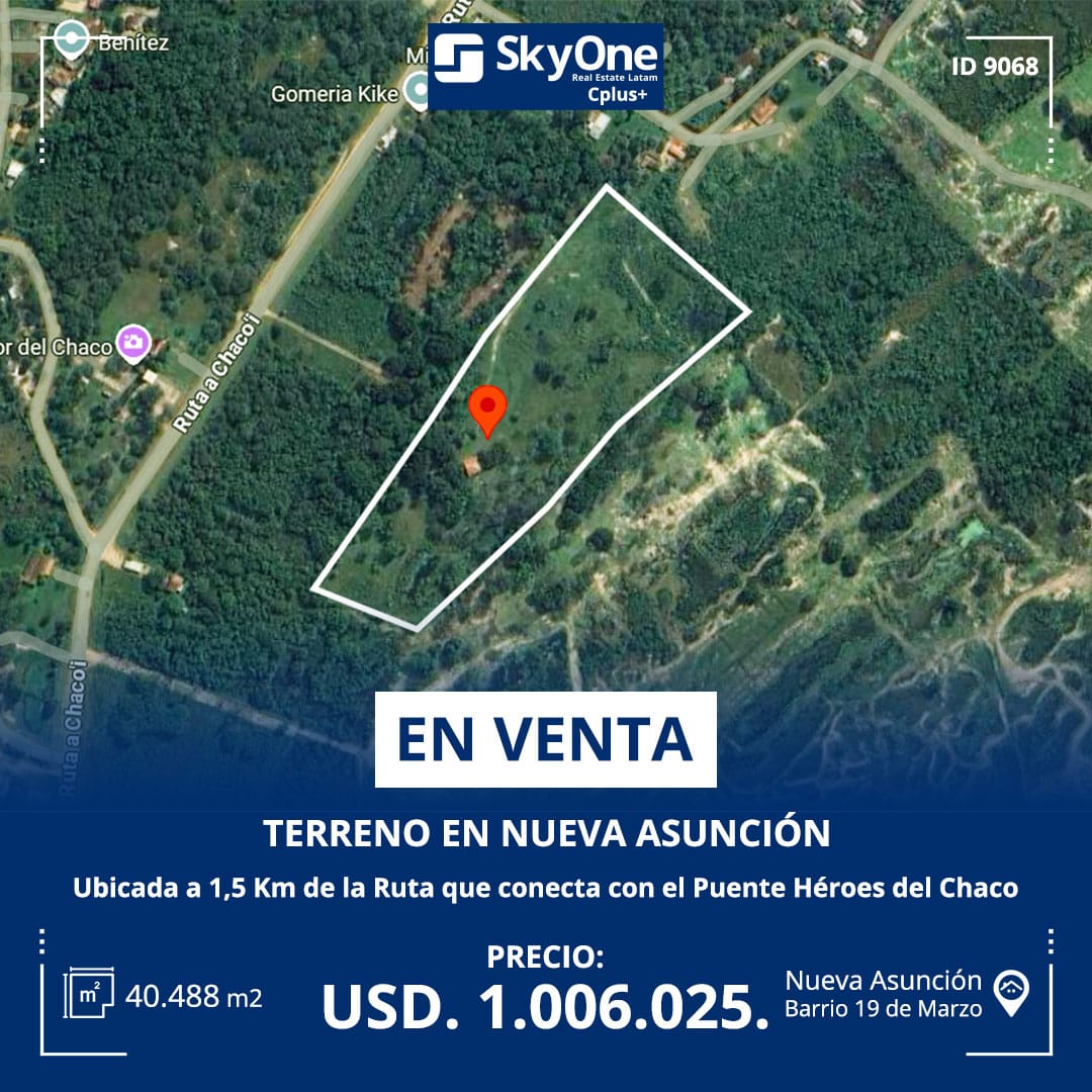 Terreno en venta en CHACO`I