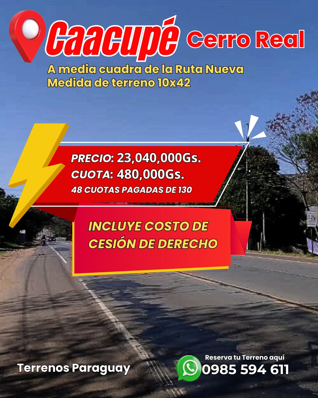 Terreno en venta en Cerro Real