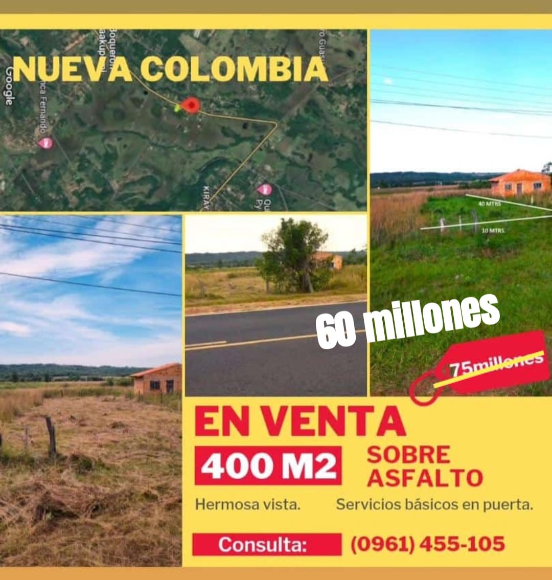 Terreno en venta en Sobre ruta