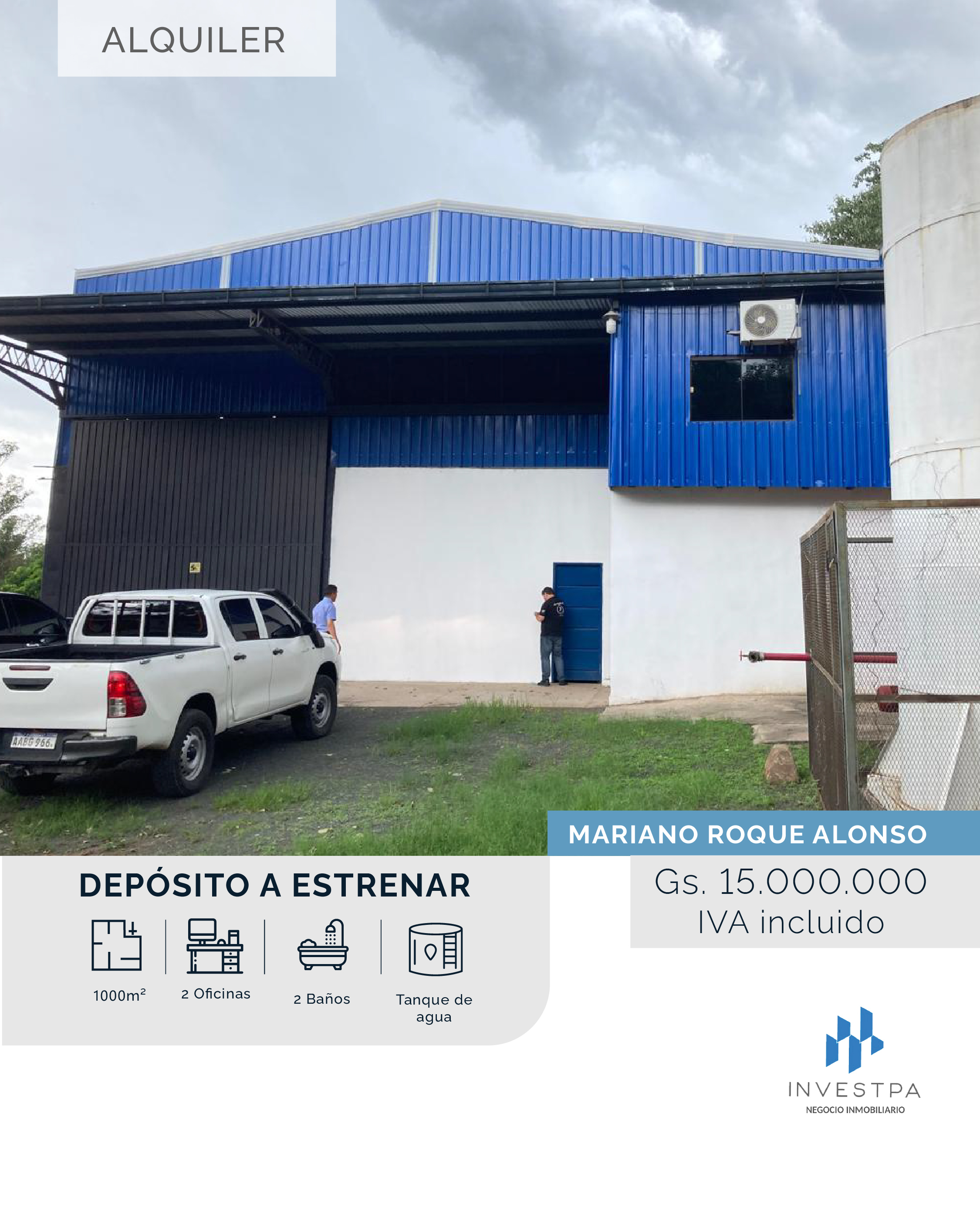 Depósito en alquiler en Mariano Roque Alonso