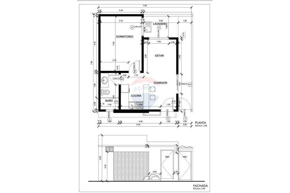 Departamento en alquiler en Obrero