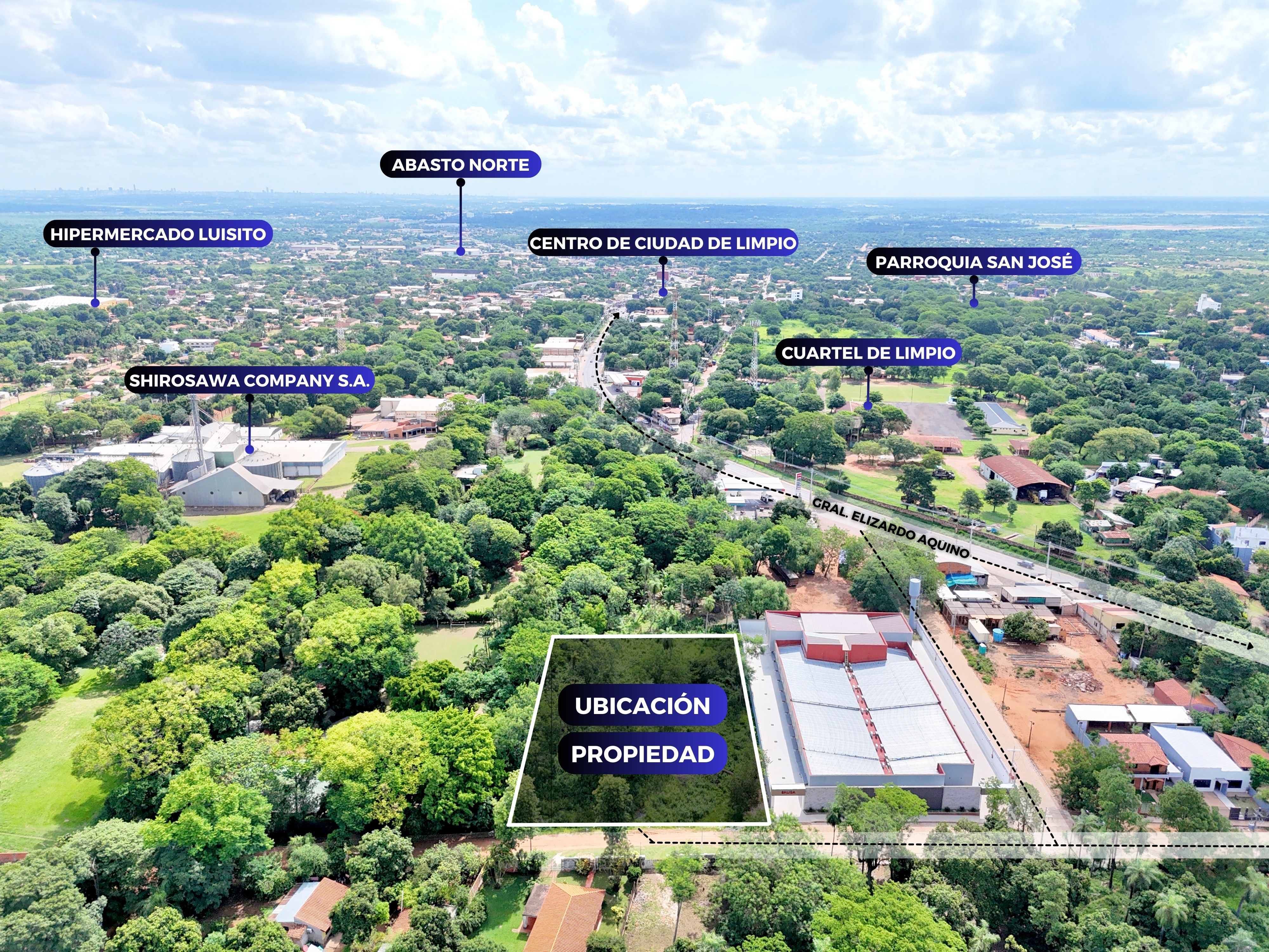 Terreno en venta en Limpio