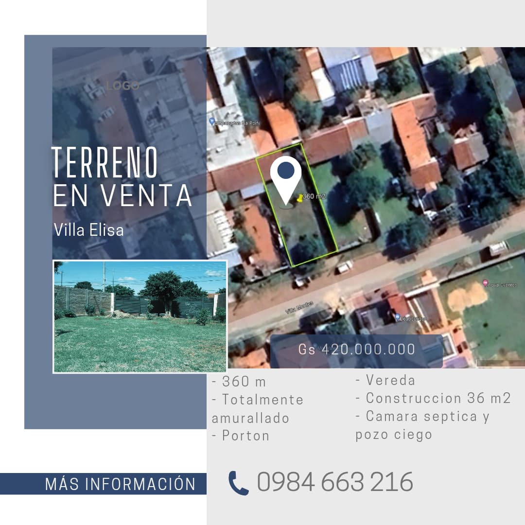 Terreno en venta en Mbokayaty