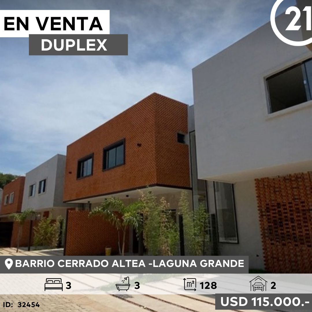 Dúplex en venta en Laguna Grande
