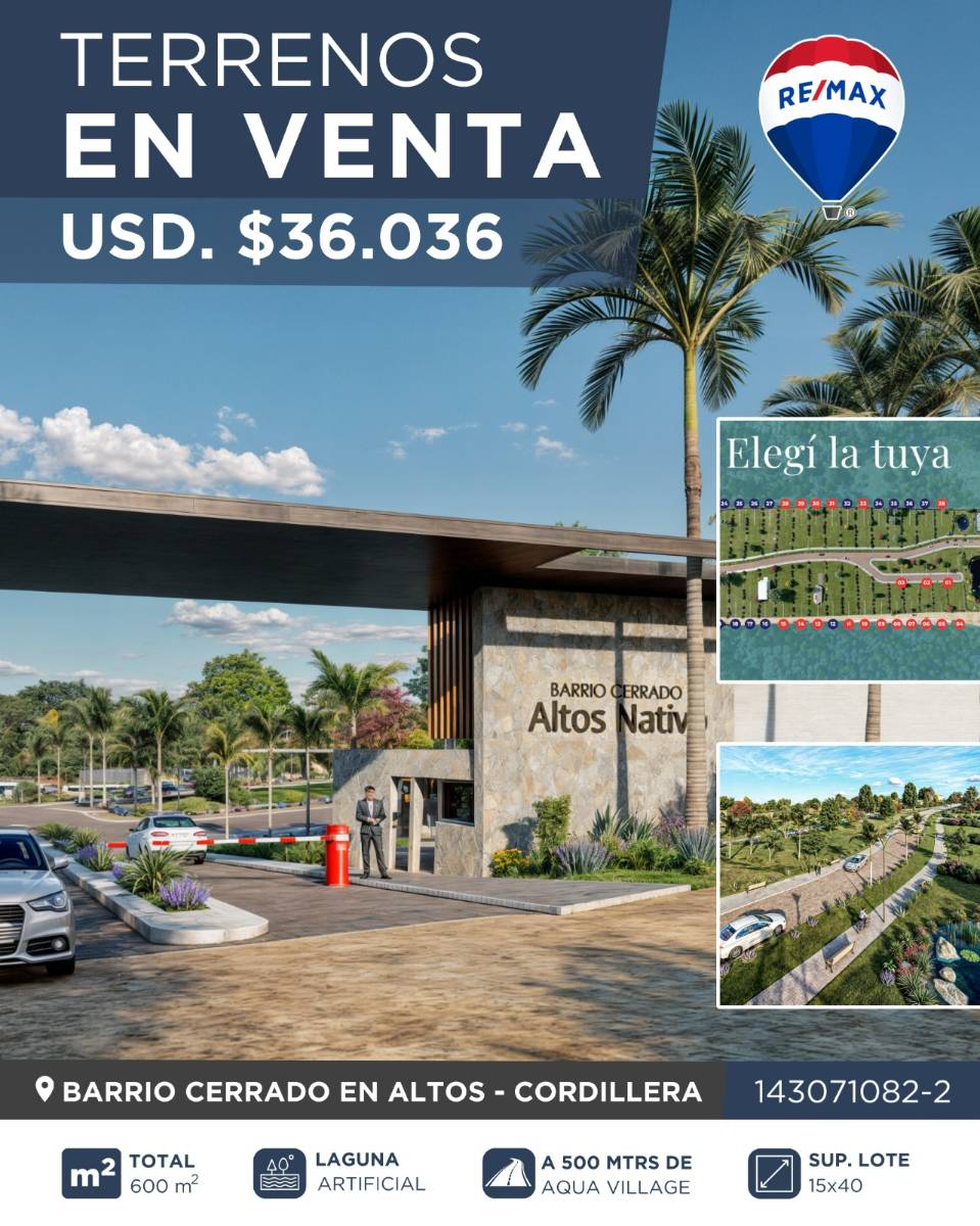 Terreno en venta en Altos