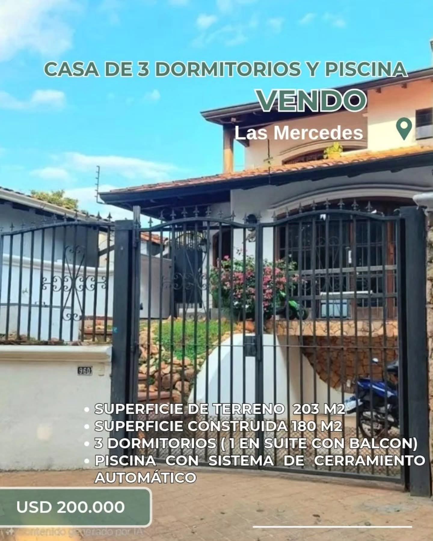 Casa en venta en Las Mercedes