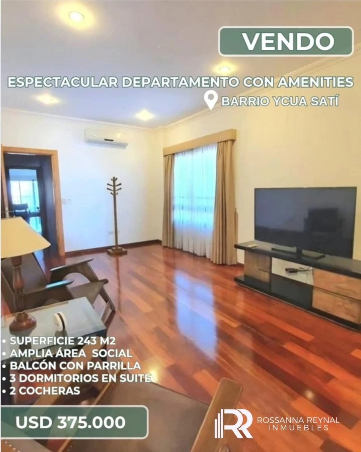 Departamento en venta en Ycua Sati