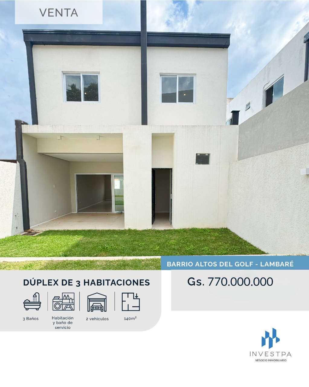 Dúplex en venta en Lambare