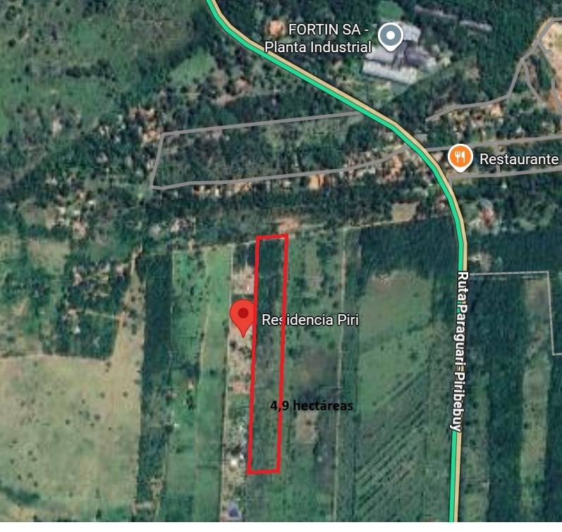 Terreno en venta en Piribebuy