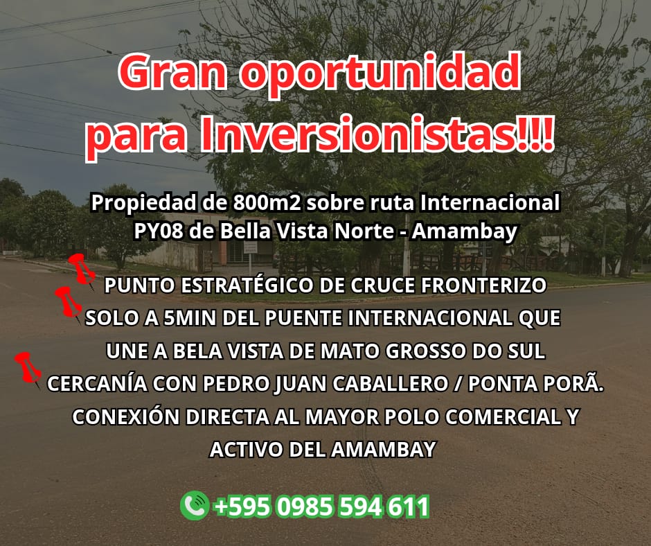 Casa en venta en Bella Vista Amambay