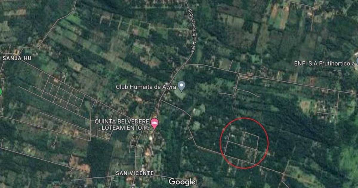 Terreno en venta en Atyra