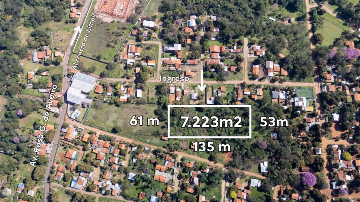 Terreno en venta en Limpio