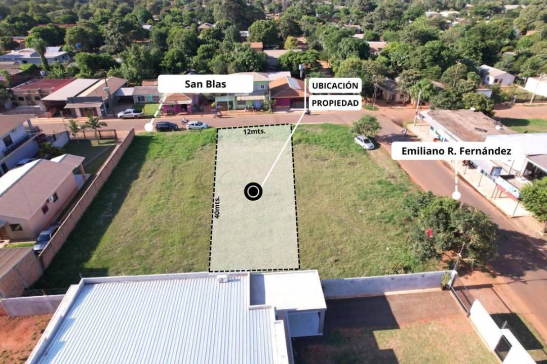 Terreno en venta en San Blas