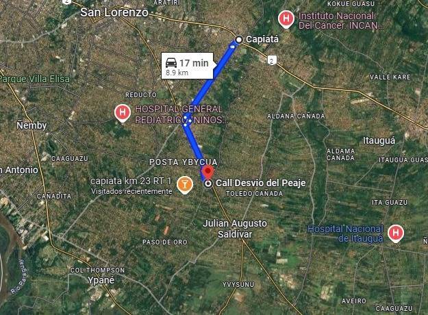 Terreno en venta en Capiata