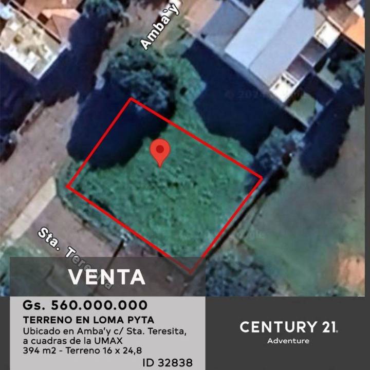 Terreno en venta en Asunción