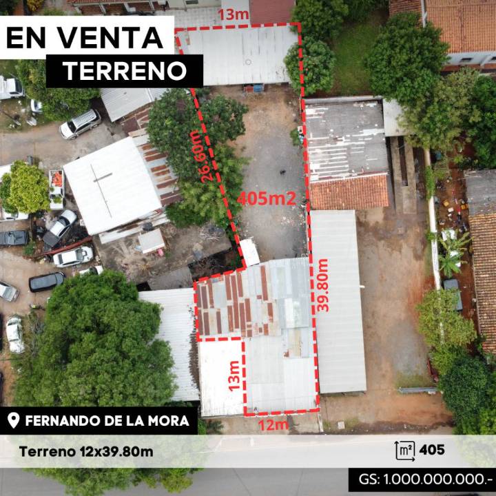 Terreno en venta en Fernando De La Mora