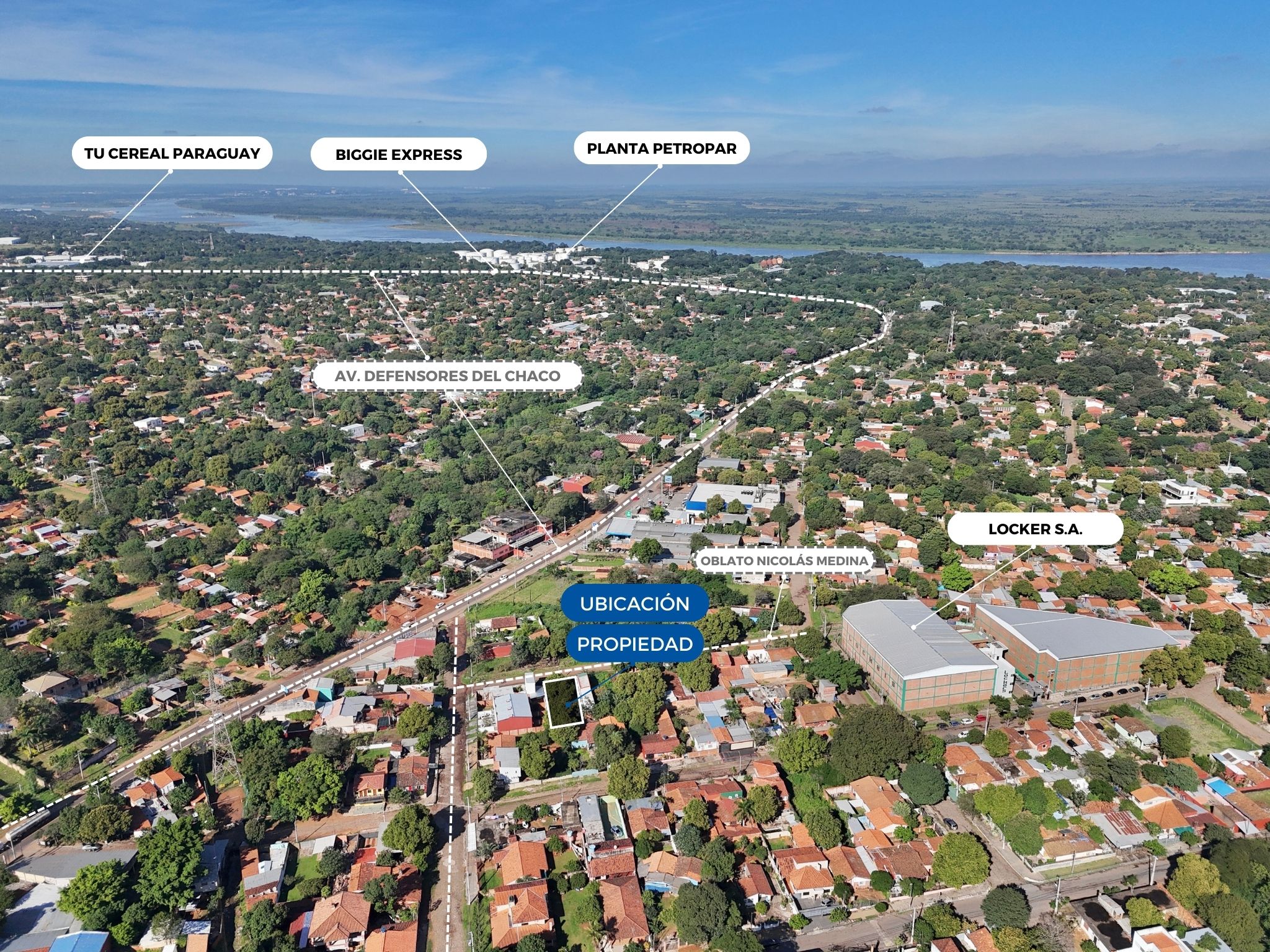 Terreno en venta en Puerto Pabla