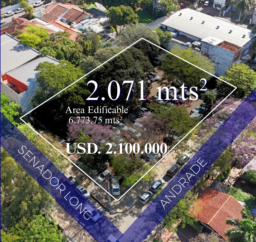 Terreno en venta en Villa Morra
