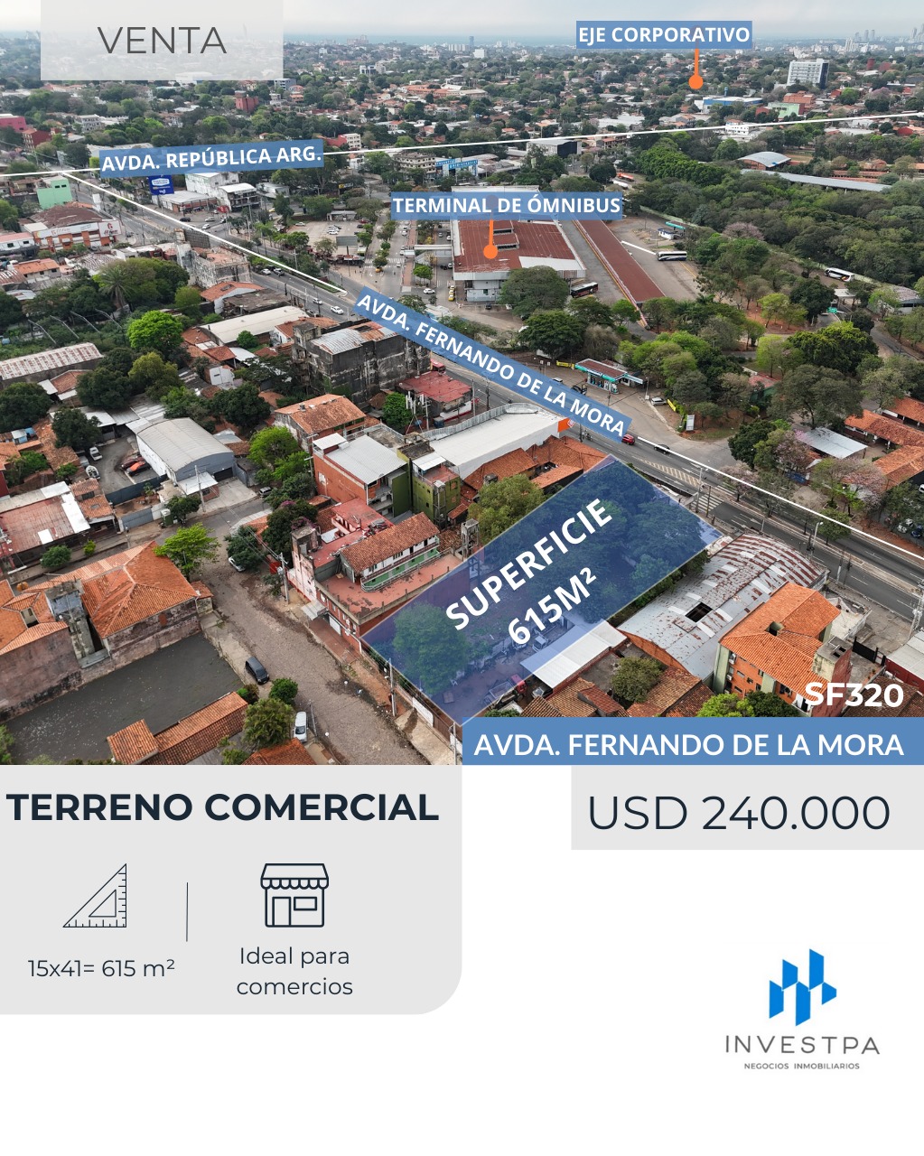 Terreno en venta en Terminal