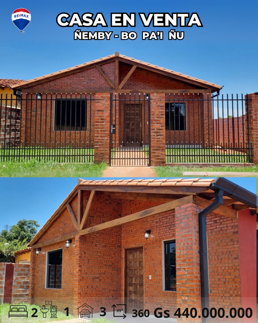 Casa en venta en Pai ñu