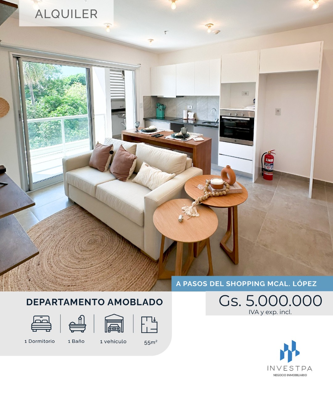 Departamento en alquiler en Recoleta