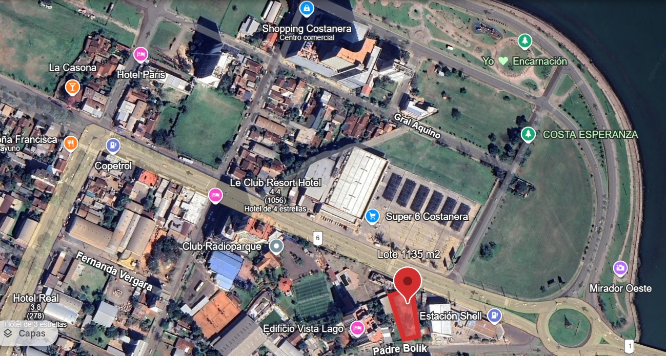 Terreno en venta en Encarnacion