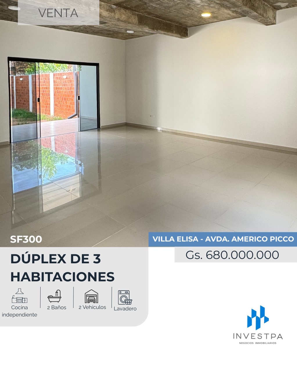Dúplex en venta en Villa Elisa