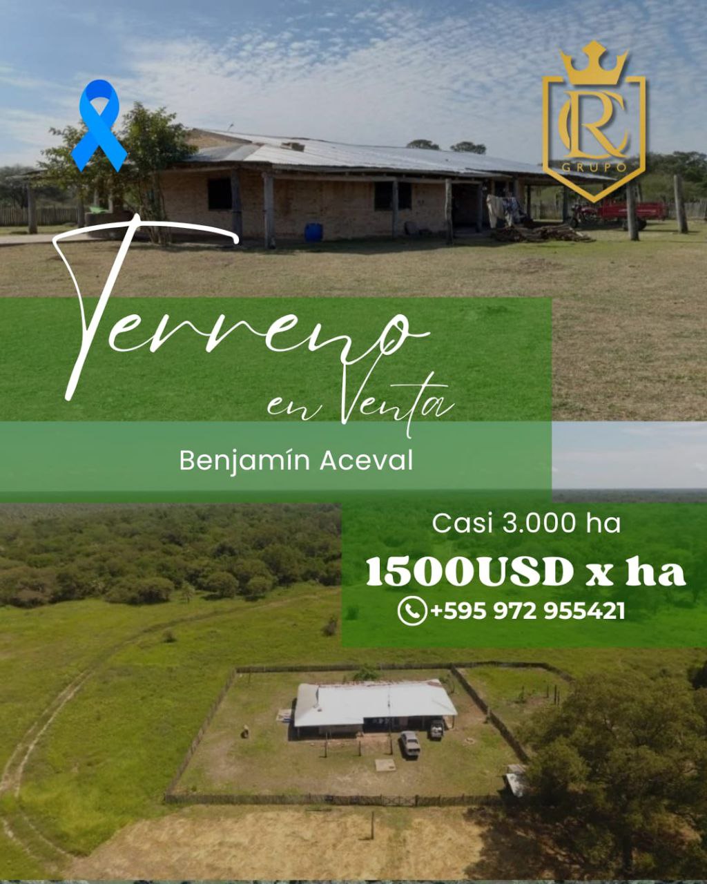 Terreno en venta en Benjamin Aceval