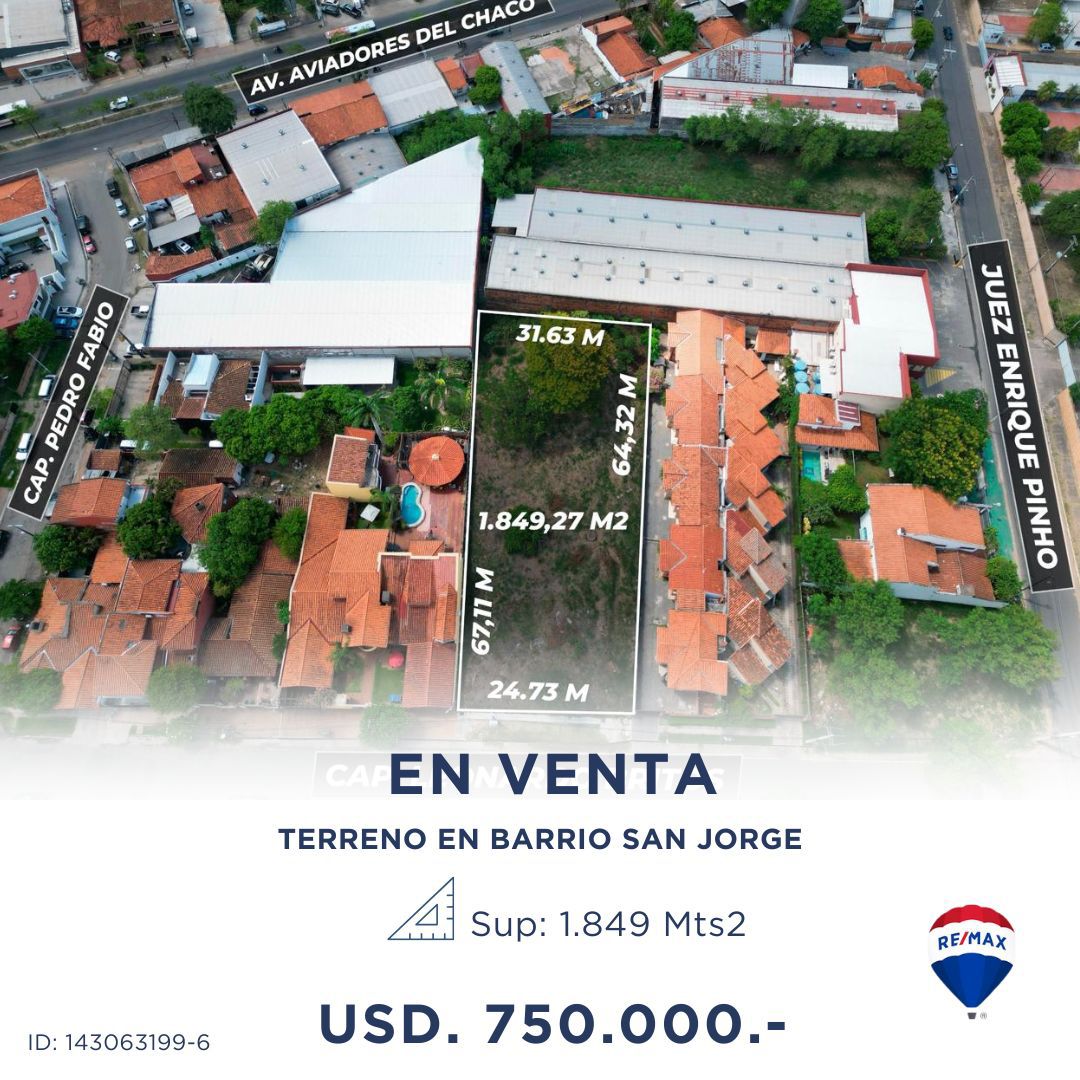 Terreno en venta en San Jorge